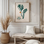 Go Vegan Leeks Kitchen Food - Rolled Poster Wall Art Print | House Prints