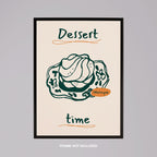 Dessert Delight Meringue Time - Rolled Poster Wall Art Print | House Prints