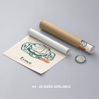 Dessert Delight Meringue Time - Rolled Poster Wall Art Print | House Prints