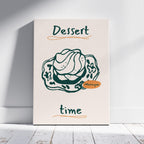 Dessert Delight Meringue Time - Framed Canvas Wall Art Print | House Prints