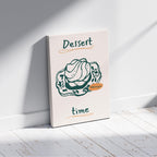 Dessert Delight Meringue Time - Framed Canvas Wall Art Print | House Prints
