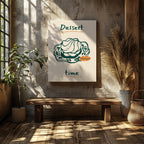 Dessert Delight Meringue Time - Framed Canvas Wall Art Print | House Prints