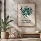 Cooking Is My Meditation Kitchen Food - Rolled Poster Wall Art Print | House Prints
