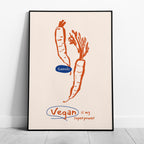 Vegan Is My Super Power Kitchen Food - Rolled Poster Wall Art Print | House Prints