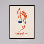 Vegan Is My Super Power Kitchen Food - Rolled Poster Wall Art Print | House Prints