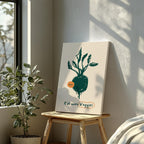 Eat More Veggies Kitchen Food - Framed Canvas Wall Art Print | House Prints