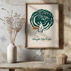 Vegan Lifestyle Food for the Kitchen - Rolled Poster Wall Art Print | House Prints