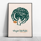 Vegan Lifestyle Food for the Kitchen - Rolled Poster Wall Art Print | House Prints