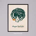 Vegan Lifestyle Food for the Kitchen - Rolled Poster Wall Art Print | House Prints