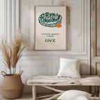 The Secret Ingredient Is Always Love - Rolled Poster Wall Art Print | House Prints