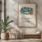 The Secret Ingredient Is Always Love - Rolled Poster Wall Art Print | House Prints