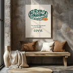The Secret Ingredient Is Always Love - Framed Canvas Wall Art Print | House Prints