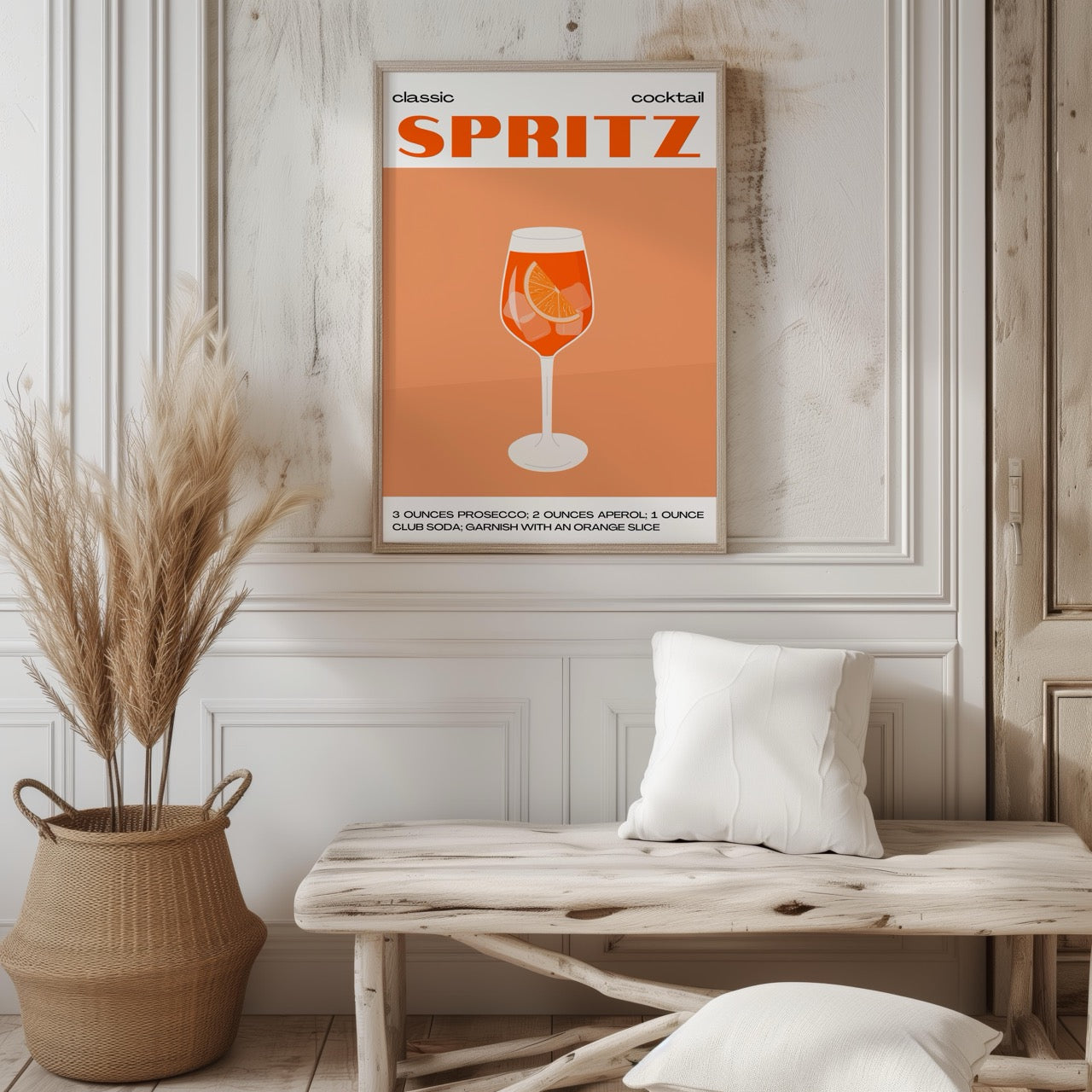 Classic Aperol Spritz Orange Cocktail Drinks - Rolled Poster Wall Art Print - House Prints