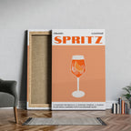 Classic Aperol Spritz Orange Cocktail Drinks - Framed Canvas Wall Art Print | House Prints