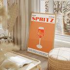 Classic Aperol Spritz Orange Cocktail Drinks - Rolled Poster Wall Art Print | House Prints