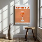 Classic Aperol Spritz Orange Cocktail Drinks - Framed Canvas Wall Art Print | House Prints