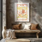 Full Time Pasta Lover Kitchen Cooking - Framed Canvas Wall Art Print | House Prints