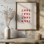 Good Food, Good Mood Kitchen Quote - Rolled Poster Wall Art Print | House Prints