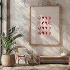 Good Food, Good Mood Kitchen Quote - Rolled Poster Wall Art Print | House Prints