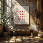 Good Food, Good Mood Kitchen Quote - Framed Canvas Wall Art Print | House Prints