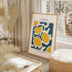 Life Is Like a Box of Citrus Lemons - Rolled Poster Wall Art Print | House Prints