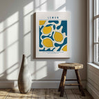 Life Is Like a Box of Citrus Lemons - Framed Canvas Wall Art Print | House Prints
