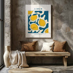 Life Is Like a Box of Citrus Lemons - Framed Canvas Wall Art Print | House Prints