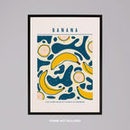 Life Is Better With A Bunch of Bananas - Rolled Poster Wall Art Print | House Prints