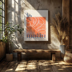 Le Matin Morning Breakfast Croissant - Framed Canvas Wall Art Print | House Prints