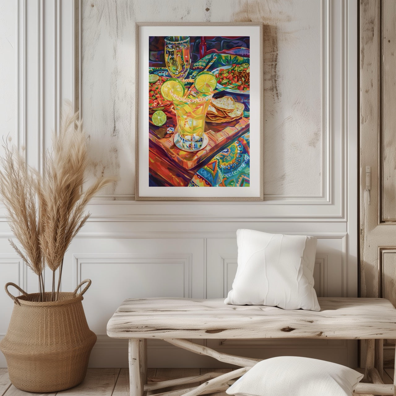 Fiesta Vibes and Lime Cheers - Rolled Poster Wall Art Print - House Prints