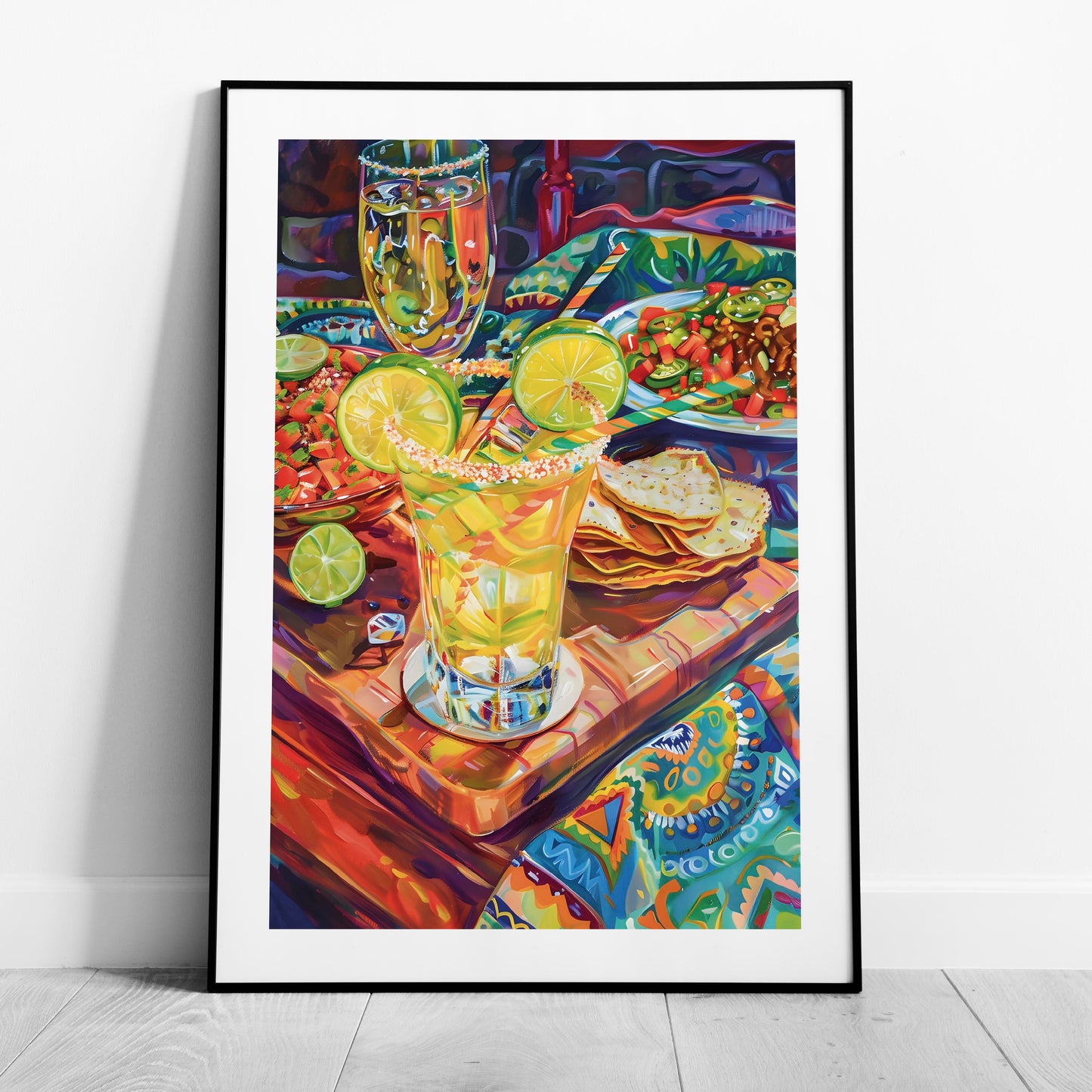 Fiesta Vibes and Lime Cheers - Rolled Poster Wall Art Print - House Prints