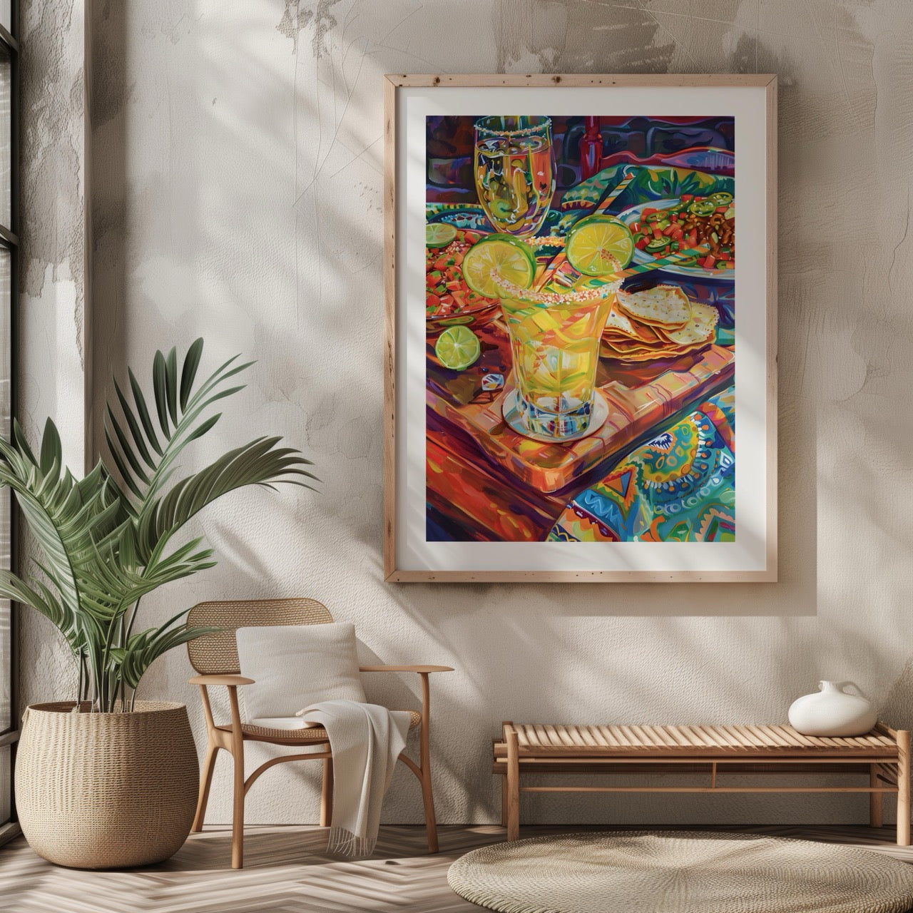 Fiesta Vibes and Lime Cheers - Rolled Poster Wall Art Print - House Prints