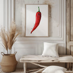 Red I'm So Hot Chilli Pepper - Rolled Poster Wall Art Print | House Prints