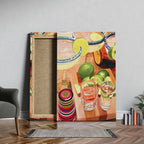Tequila Cocktails & Lime Fiesta Drinks - Framed Canvas Wall Art Print | House Prints