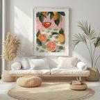 Summer Citrus Picnic Delight - Rolled Poster Wall Art Print | House Prints