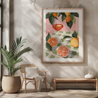 Summer Citrus Picnic Delight - Rolled Poster Wall Art Print | House Prints