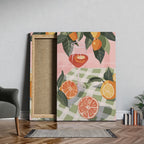 Summer Citrus Picnic Delight - Framed Canvas Wall Art Print | House Prints