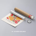 Abstract Tacos Modern Kitchen Food - Rolled Poster Wall Art Print | House Prints