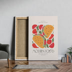 Abstract Tacos Modern Kitchen Food - Framed Canvas Wall Art Print | House Prints
