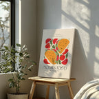 Abstract Tacos Modern Kitchen Food - Framed Canvas Wall Art Print | House Prints