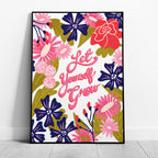 Let Yourself Grow - Rosalinde Clara - Rolled Poster Wall Art Print | House Prints