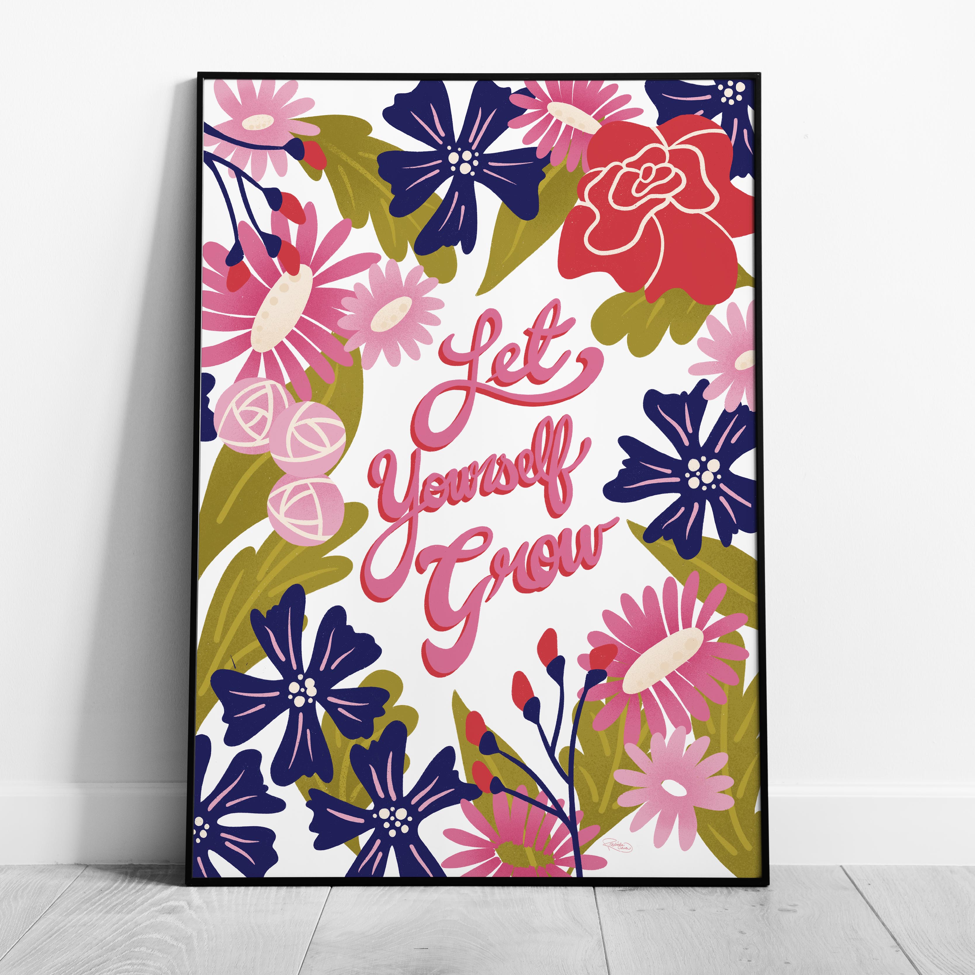 Let Yourself Grow - Rosalinde Clara - Rolled Poster Wall Art Print | House Prints