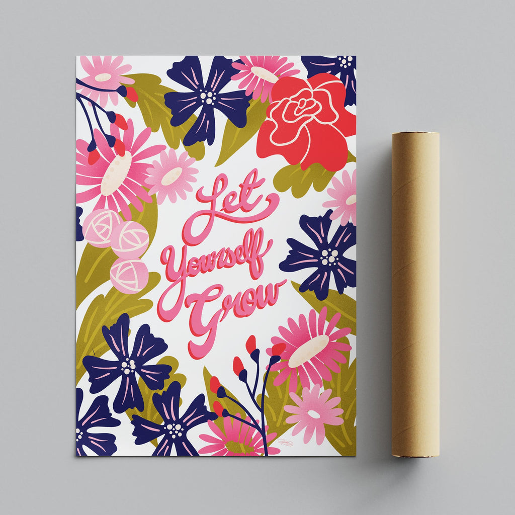 Let Yourself Grow - Rosalinde Clara - Rolled Poster Wall Art Print | House Prints