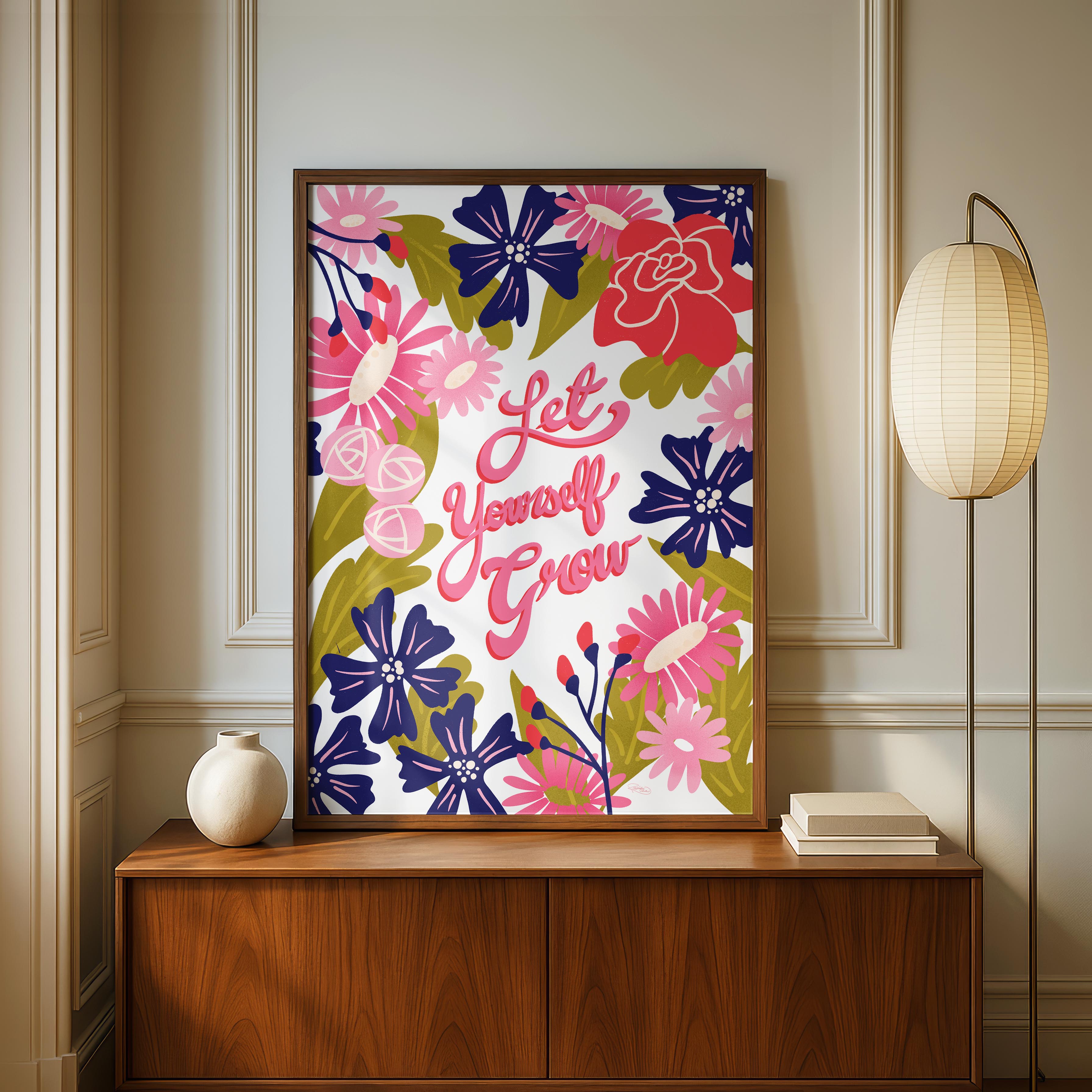 Let Yourself Grow - Rosalinde Clara - Rolled Poster Wall Art Print | House Prints