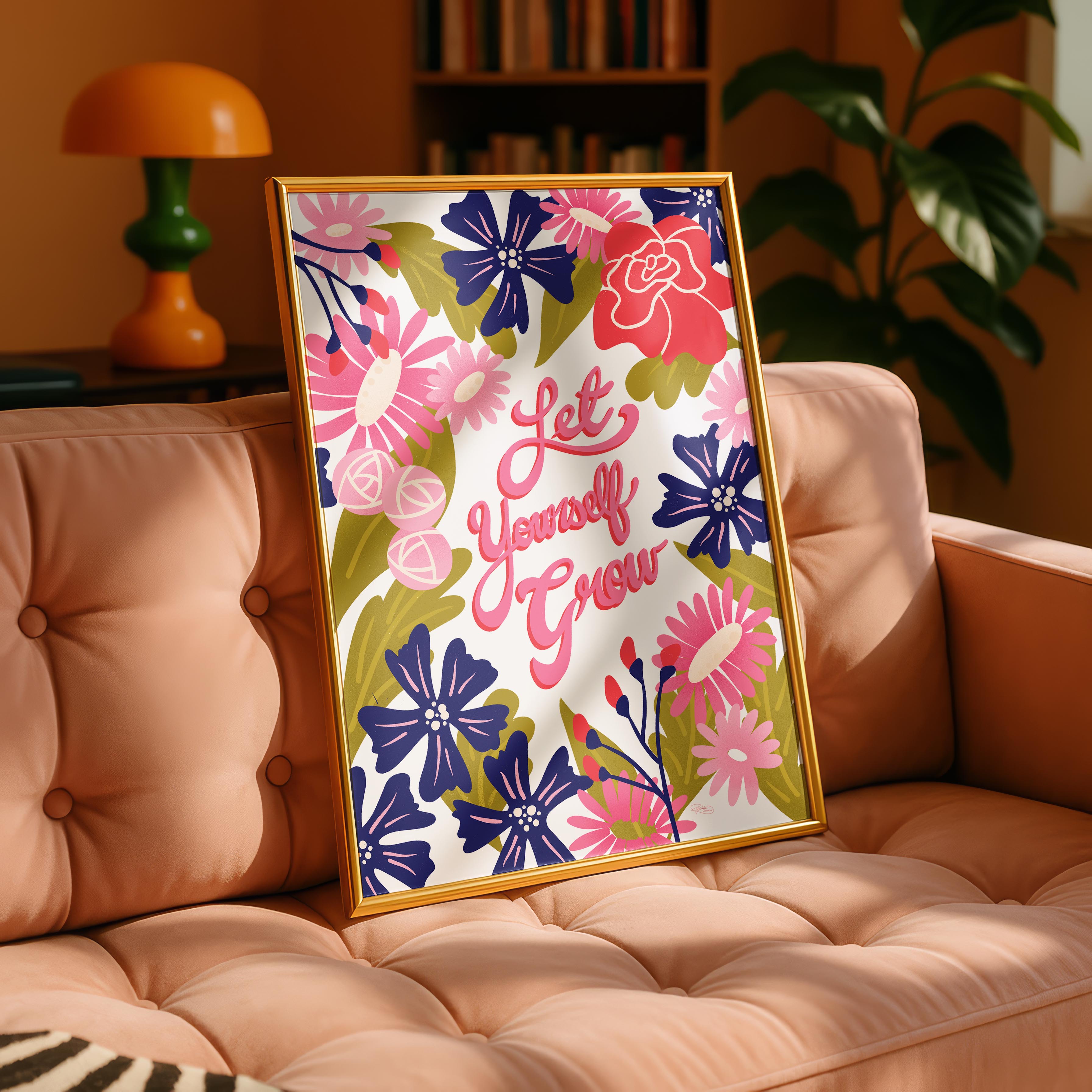 Let Yourself Grow - Rosalinde Clara - Rolled Poster Wall Art Print | House Prints