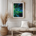 Lights Flying in Space - Rolled Poster Wall Art Print | House Prints
