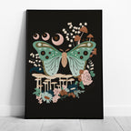 Lunar Moth Grove - Rosalinde Clara - Rolled Poster Wall Art Print | House Prints
