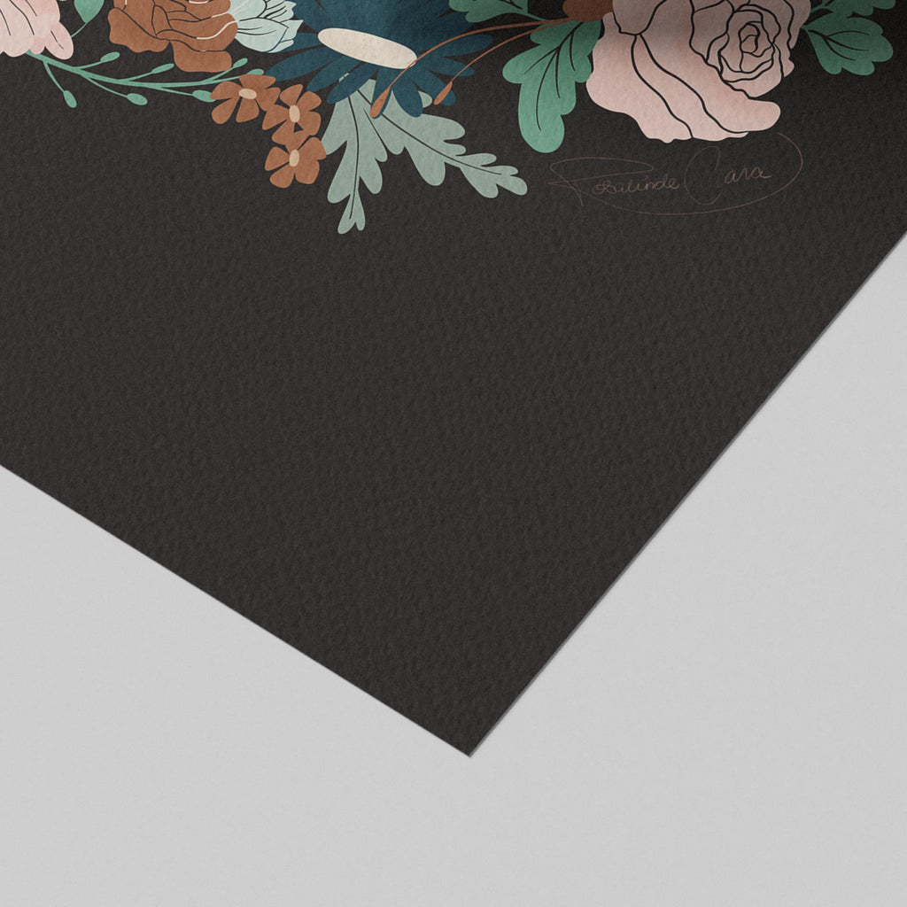 Lunar Moth Grove - Rosalinde Clara - Rolled Poster Wall Art Print | House Prints