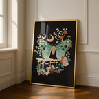 Lunar Moth Grove - Rosalinde Clara - Rolled Poster Wall Art Print | House Prints