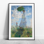 Madame Monet and Her Son - Claude Monét - Rolled Poster Wall Art Print | House Prints